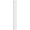 Ekena Millwork Plain PVC Pilaster w/Standard Capital & Base, 12W x 72H x 2P, PR PILP12X072SM01-2 - alternate 6